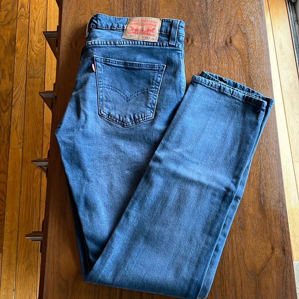 Men’s Levi 511 Jeans Navy 34x34